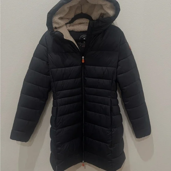 SAVE THE DUCK Black Puffer Jacket - Picture 2 of 8